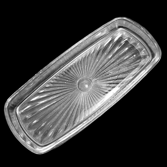 Vintage 1950s Kromex Chrome Covered Butter Dish with Glass Insert - Made in USA - Picture 3 of 10